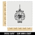 thumbnail image 2 of Finch in a Bird Cage DIY Cookie Wall Craft Stencil - 5.5 Inch, 2 of 5