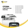 26A Black Toner Cartridges 2Pack Compatible for HP 26A CF226A 26X