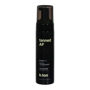 Pack of 4 b.tan Tanned AF Darkest 1 Hour Self Tan Mousse - 6.7 oz - Package may vary