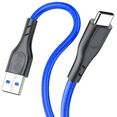 thumbnail image 3 of Aioneus 4ft USB Type C Cable, USB-C to USB Data Sync Charger Cable Cord Compatible with Samsung , Blue, 3 of 9