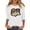 White, variant on Summer T Shirts For Women Crew Neck 3/4 Length Sleeve Pullover Tops 1976 Graphic Print Casual Comfy Tees (XL, Pink)