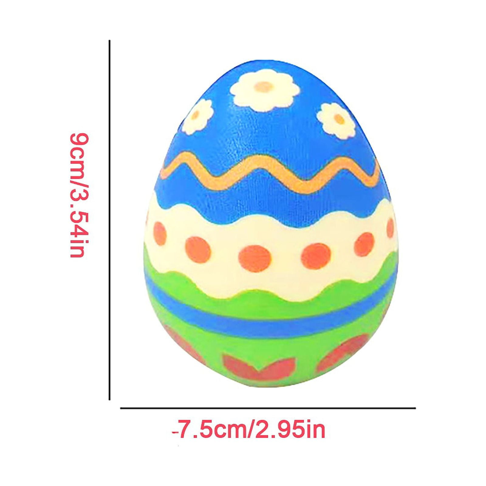18Pcs Slow Rising Easter Egg Decompression Toys Squishy Fidget Set For Stress Relief