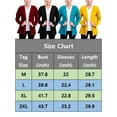 thumbnail image 2 of Luxtrada Women's Blazer Suit Open Front Cardigan Long Sleeve Fitted Jacket Casual Office Blazers (Yellow,2XL), 2 of 10