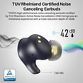 thumbnail image 5 of TOZO X1 Hybrid ANC+ENC Noise Cancelling Earbuds, JAS Hi-Res Certified, OrigX Pro+LDAC HD Audio, Balanced Armature+Hybrid Dynamic Driver, APP-32EQ, Wireless Charging, Support HSP HFP A2DP AVRCP, Black, 5 of 9