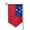 Sharp Corner, variant on Samoan Flag Garden Flag Double Sided Flags with Vivid Color for Yard Lawn Garden Decor 12.5 x18 Inch Fillet