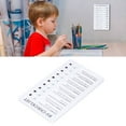 thumbnail image 1 of Checklist Memo Plastic Board, With Slide Button, Reusable Message Board, Removable Sheets, DIY List For Check Items And, 1 of 8