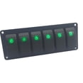 thumbnail image 4 of Interruptor Panel 6 Gang Shamjiam Etiqueta Preimpresa IP66 para Barco Coche Camiones, 4 of 8