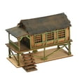 thumbnail image 3 of Xuanheng Maison Modèles 1/72 Non Peinte Maison en Bois DIY Assembler Projets DIY Accessoire B, 3 of 8