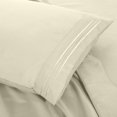 thumbnail image 3 of 1800 Count Deep Pocket 6 Piece Bed Sheet Set Microfiber Comfort Hotel Bed Sheets, 3 of 17