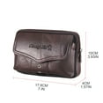 thumbnail image 2 of Vintage Leather Waist Bag Belt Loop Carry Phone Pouch Wallet for Case, 2 of 9