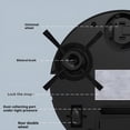 thumbnail image 2 of CURYMAY 2026 New Robot Vacuum and Sweep Mop Combo,3 in 1 Mopping Robot Vacuum Cleaner Compatible,Intelligent Sweeping Robot,Self-Charging,Slim,Ideal for Hard Floor,Pet Hair,Low Pile Carpet, 2 of 6