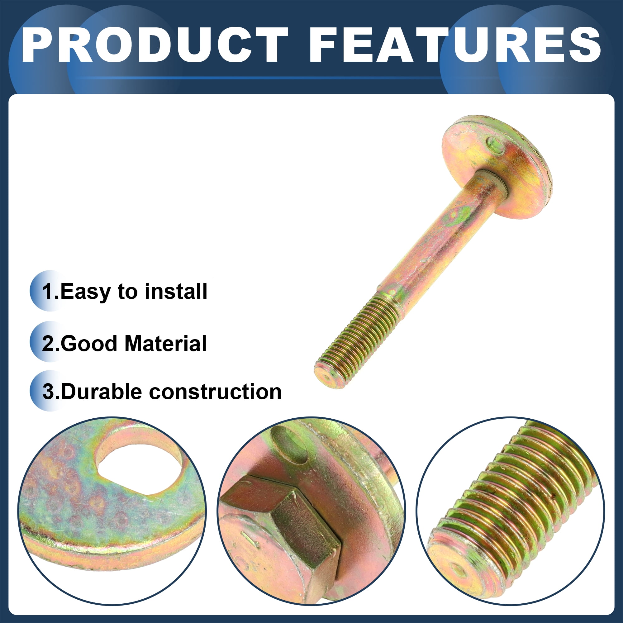 Unique Bargains Front Lower Camber Adjustment Bolt for Ram 1500 Laramie SLT 2006-2008