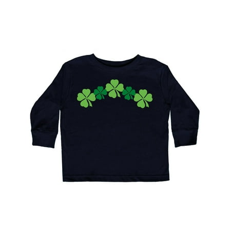 

Inktastic Shamrock Four Leaf Clover St Patricks Gift Toddler Boy or Toddler Girl Long Sleeve T-Shirt
