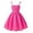 C246/Hot Pink, variant on XIYON Girls Summer Dress Bright And Playful Sleeveless Girl Dress With Solid Color Summer Bow Ties And Straps For Little Girls Comfort Sundress Fashion