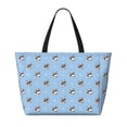 thumbnail image 2 of Xecao French Bulldog2 for versatile beach bag for women includes zipper pockets and waterproof material, ideal for vacations and adventures., 2 of 7