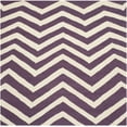 thumbnail image 2 of SAFAVIEH Cambridge Leon Geometric Wool Area Rug, Purple/Ivory, 6' x 6' Square, 2 of 7