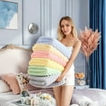 thumbnail image 3 of 1/4-Piece Microfiber Checkered Bath Towels, Ultra-Lightweight Quick-Dry Towels, Superior Absorbency, 140x70cm, Ultra-Soft, Suitable for Home, Spas, Gyms, Travel, 3 of 13