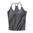 thumbnail image 2 of Women Sleeveless Camisole Shirts Equipped with Removable Adjustable Thin Straps Breathable Soft Fabric for Shopping Trip Home Workout Stretch Cami Tank Shirts (Dark Gray,XL), 2 of 8