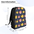 thumbnail image 4 of Fotbe Cute Puffer Fish Travel Laptop Backpack, Business Slim Sturdy Laptops Backpack, Water Resistant College School Computer Bag Gift for Men & Women Fits 15.6 Inch Notebook, 4 of 8