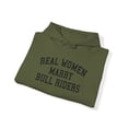 thumbnail image 4 of Bull Rider Wife Husband Wedding Engagement Hoodie, Gifts, Hooded Sweatshirt, 4 of 4
