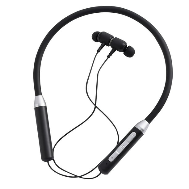 Pisexur Electronics - Auriculares Bluetooth con banda para el cuello para hombre, auriculares deportivos inalámbricos estéreo HD, auriculares Bluetooth para el cuello con micrófono con cancelación de