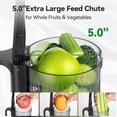 thumbnail image 5 of Aisutha 600W 3-Speed Centrifugal Juicer, Silver, 5 of 9