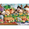 thumbnail image 1 of Rompecabezas Ceaco con gatitos en una cesta de 300 piezas, 1 of 8