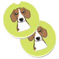 thumbnail image 1 of Ensemble de Sous-Verres de Voiture à 2 Porte-Gobelets en Damier, 1 of 1