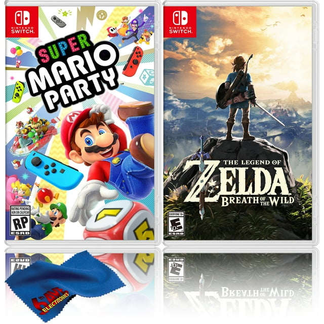 Super Mario Party + Zelda: Souffle de la Nature - Pack 2 Jeux - Nintendo Switch
