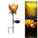 thumbnail image 2 of Solar Villa Garden Patio Lights Iron Hollow Petal Outdoor Landscape Decorative Lights Flower Ground Plug Lawn Lights, 2 of 5