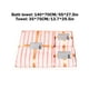 thumbnail image 3 of Yhmxh Decoración del baño Juego de toallas de lino suave de 3 piezas: 1 toalla de baño, 1 toalla de manos y 1 toallita. Toallas de baño para adultos, muy absorbentes., 3 of 5