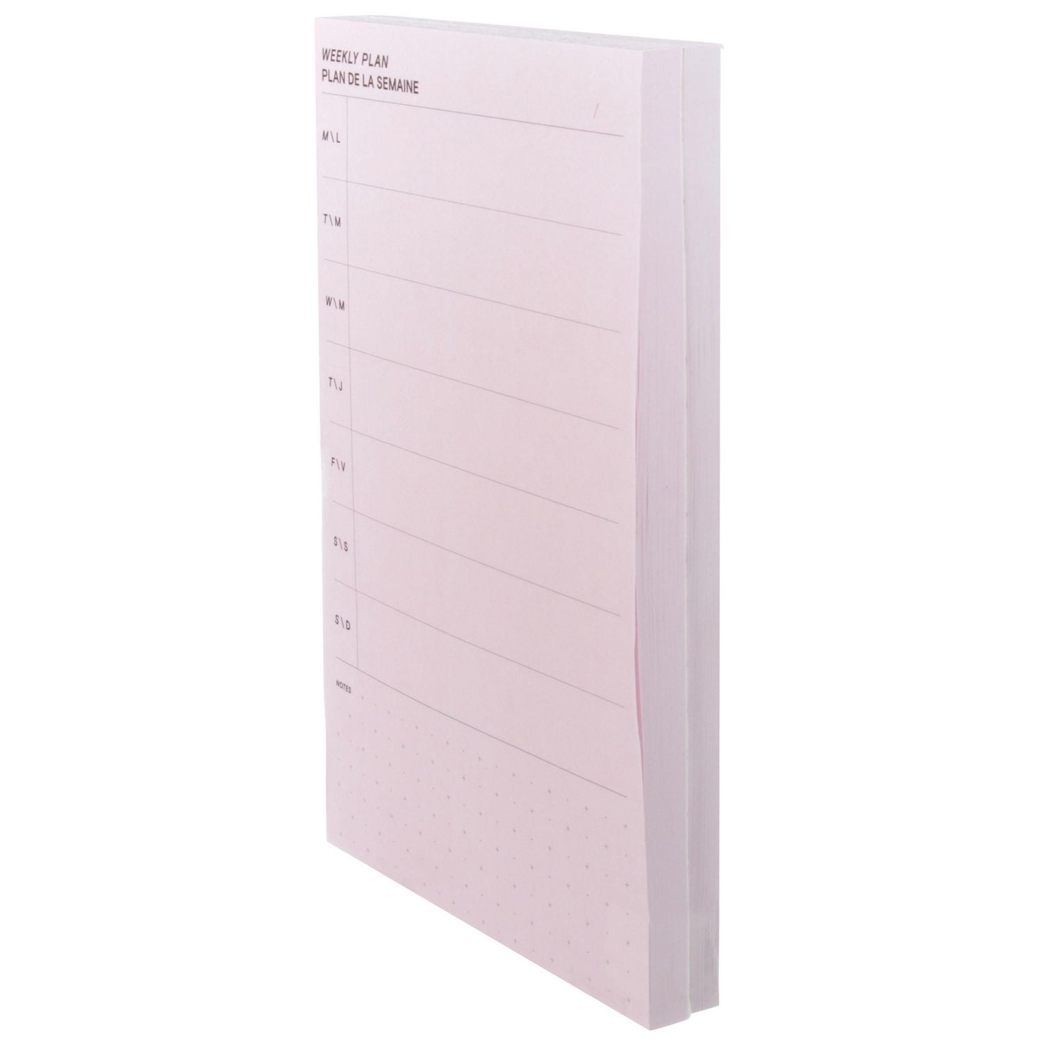 Feuillets à motifs Post-it®, agenda, semaine, lilas