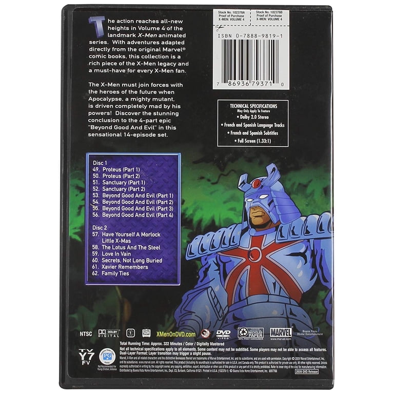 Marvel's X-Men Animated Series: Complete Box Set, Vol 4 - DVD