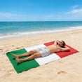 thumbnail image 4 of Diceymbol Italy Flag Beach Towels Oversized 55x28 In Quick Dry Sand Free Microfiber Beach Towel Soft Absorbent Large Lightweight Travel Towel For Adult Beach Pool Vacation Use, 4 of 7