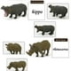 thumbnail image 2 of Juguetes de juegos de animales de zoológico para niños pequeños, figuras de animales de plástico de 12 piezas, juego de juguetes realistas para niños oso de fresa  Electrónica, 2 of 5