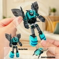 thumbnail image 4 of YiJuHui 1pcs Transformable Alloy Insect Robot Toy, 3 in 1 Deformable Mecha Model, Action Figure, Assembly Simulation Building Set, Durable Plastic and Metal Construction, Interactive Play, 4 of 6