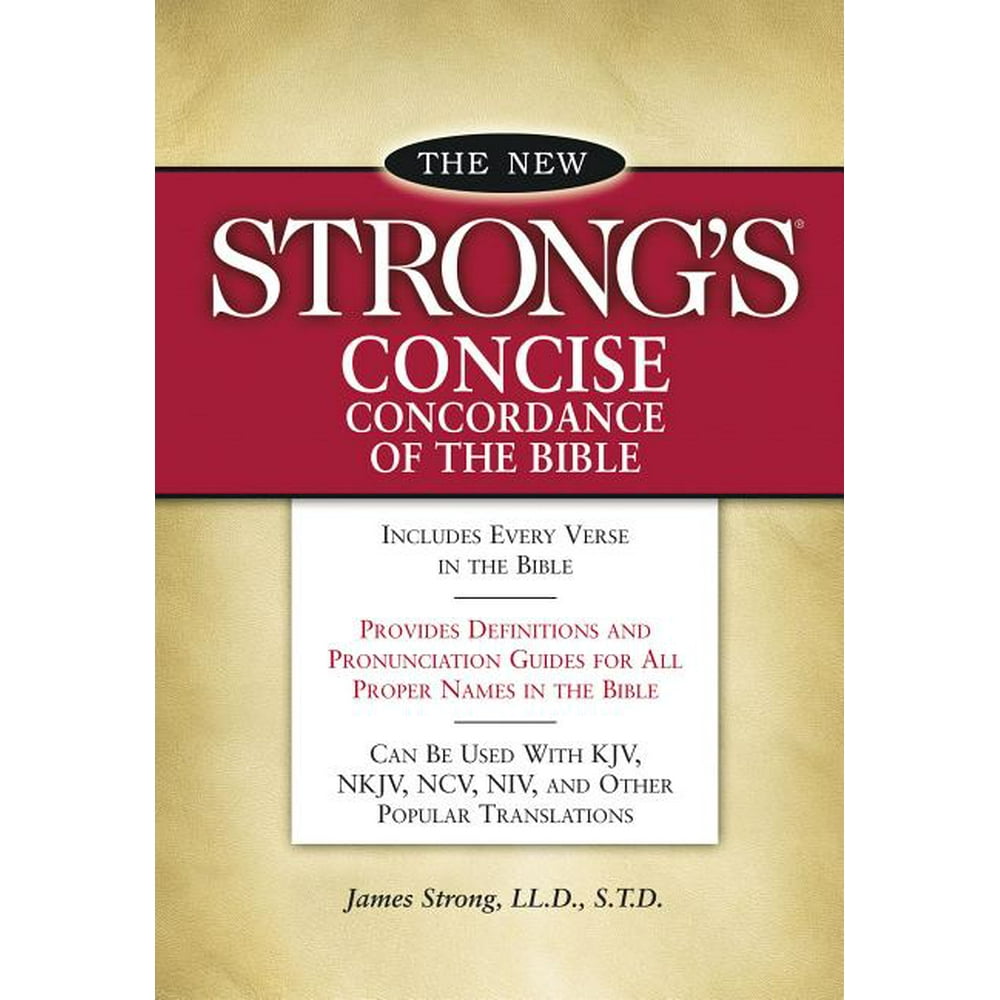 New Strong's Concise Concordance of the Bible (Paperback)