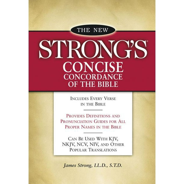 New Strong's Concise Concordance of the Bible (Paperback)