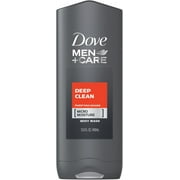 Dove Men+Care Body & Face Wash, Deep Clean 13.50 oz (Pack of 2)