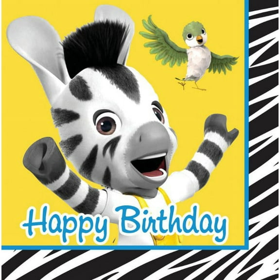 Creative Converting Happy Birthday Lunch Napkins, 16 Count