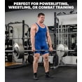 thumbnail image 6 of Exxact Sports Men's Wrestling Singlet, High Performance Powerlifting Singlet Wrestling Singlets for Men - (Maroon, A2XL), 6 of 7