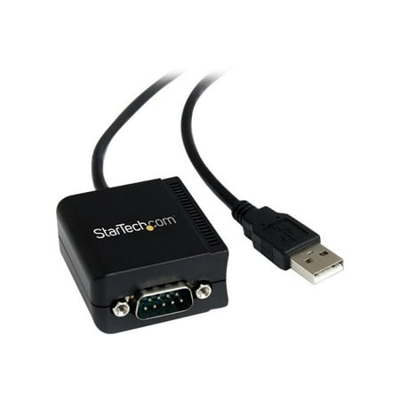 StarTech.com USB to Serial Adapter - 1 port - USB Powered - FTDI USB ...