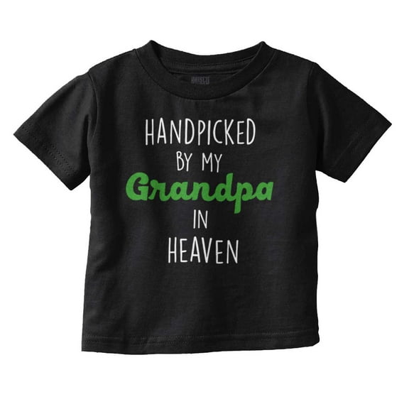 In Memory of Father Grandfather Sweet Toddler Boy Girl T Shirt Infant Toddler Brisco Brands 12M
