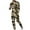 Khaki, variant on DeHolifer Mens Sets 2 Piece Outfits Camouflage Long Sleeve Lightweight T-Shirts and Jogging Pants Athletic Sweatsuit Green 3XL