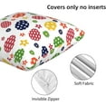 thumbnail image 4 of Easter Throw Pillow Covers Set of 2 Soft Pillow Case Protectors with Zipper Standard Size Pillowcase Square for Bed, Sofa (16"x16"), 4 of 6