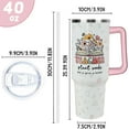 thumbnail image 3 of Teacher Gifts Teacher Tumbler with Handle and Straw 40 oz Teachers Cup Coffee Mugs Gifts for Women Graduation,Appreciation,Back to School Gifts, 3 of 6
