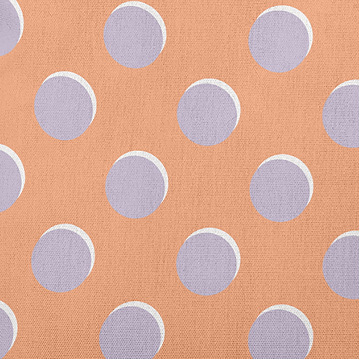 16" x 16" Simply Daisy Polka Dots Polyester Accent Pillow, Orange Qty 1