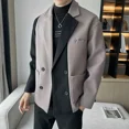 thumbnail image 5 of Chaquetas de lana y mezclas para hombre, abrigos ajustados para hombre, primavera y otoño, entrega rápida, ropa estética vintage, moda 2024, oferta barata, 5 of 5
