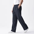 thumbnail image 4 of GINGTTO Men's Dress Pants Loose Fit Slacks for Men, 4 of 7