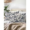 thumbnail image 3 of Outdoor Throw Pillow Set of 2, Vintage Spring Floral Waterproof Pillow with Insert Included, Retro Farmhouse Summer Botanical Decorative Accent Cushion Lumbar Pillows for Patio Porch, 12 x 20 In, 3 of 8